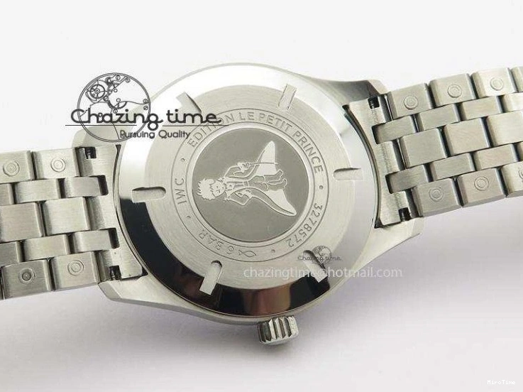 MIROTIME 0314 Durable Mark XVIII Le Petit Prince IW327004 SS Mk Maker Best Edition Blue Dial On SS Bracelet A 7297